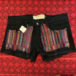 Jen’s Pirate Booty/Free People Jean Shorts size 29 NWT